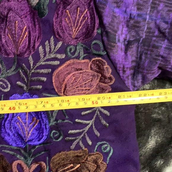 COPY - Purple Embroidered coat - Picture 11 of 15